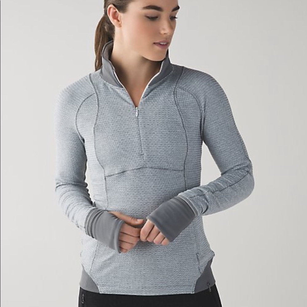 Lululemon mini check pique slate runderful 1:2 6